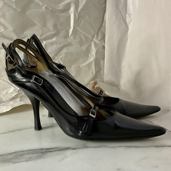 Vicini Shoes - VICINI Black Leather VINTAGE 39 1/2 EU, 8 1/2 US pristine